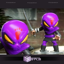 chibi stl collection - foot soldier v3 3d print model - Mito3D