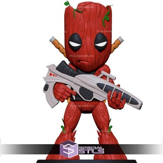 chibi stl collection Groot bassin dossiers 3d print model - Mito3D