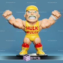 chibi stl coleção hulk hogan 3d print model - Mito3D