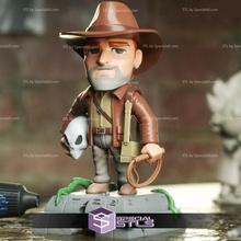 chibi stl collection Indiana Jones 3d print model - Mito3D