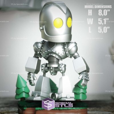 chibi stl colección hierro gigante especialstl hombre acero 3d print model - Mito3D