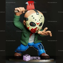chibi stl collection - jason voorhees 3d print model - Mito3D