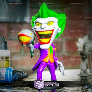 chibi stl collection joker v2 3d impression figurine 3d print model - Mito3D
