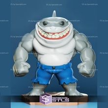 chibi stl collection - king shark 3d print model - Mito3D