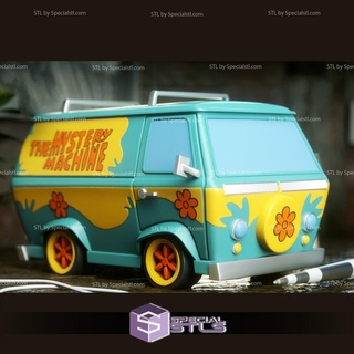 Chibi stl Sammlung Geheimnis Maschine Scooby doo 3d Modell 3d print model - Mito3D