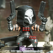 chibi stl collection - overwatch reaper 3d print model - Mito3D