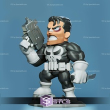 chibi stl collection - punisher 3d print model - Mito3D