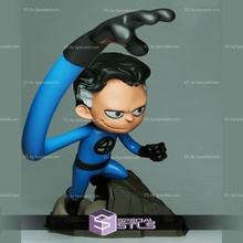 chibi stl collection - reed richards 3d print model - Mito3D