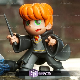 chibi stl collection - ron weasley 3d model 3d print model - Mito3D