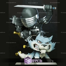 chibi stl collection serpent yeux 3d print model - Mito3D