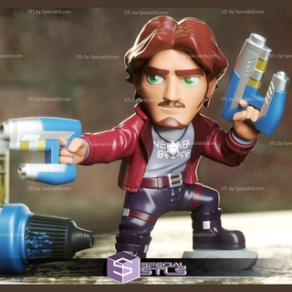 chibi stl collection - star-lord chibi stl collection - star-lord  3d print model - Mito3D