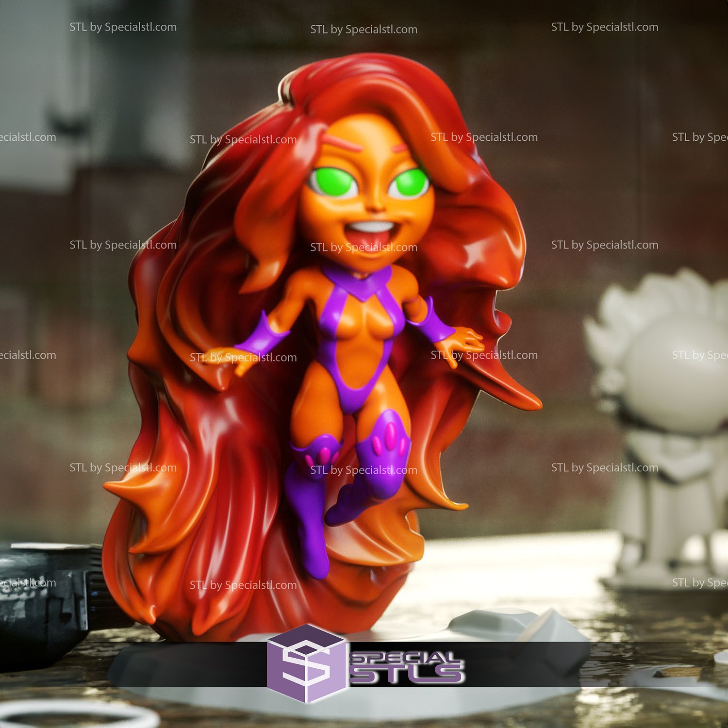 chibi stl collection starfire dossiers 3D print model - Mito3D