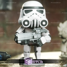 chibi stl colección Stormtrooper 3d print model - Mito3D