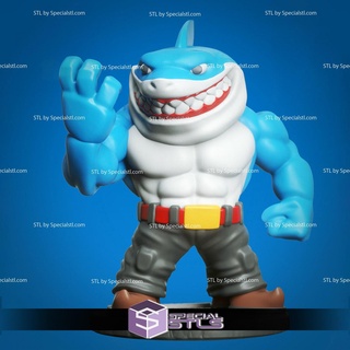 chibi stl colección calle tiburón ripster Listo impresión 3d print model - Mito3D