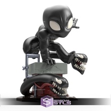 chibi stl colección simbionte spider man 3d print model - Mito3D
