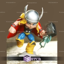 chibi stl coleção Thor v2 3d print model - Mito3D