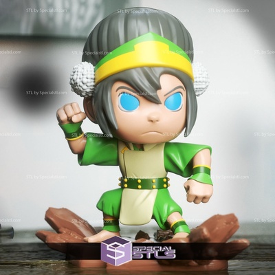chibi stl collection toph specialstl beifong 3d print model - Mito3D