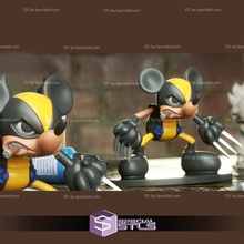 chibi stl collection carcajou Mickey 3d print model - Mito3D