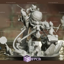 chibi stl collection men sentinelle 3d print model - Mito3D