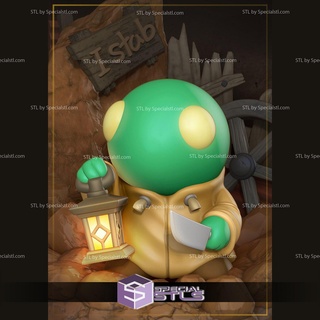 chibi tonberry stl files final fantasy 3d print model - Mito3D