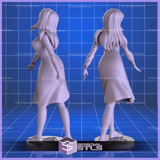 chika fujiwara standing 3d print stl kaguya sama love war 3d print model - Mito3D