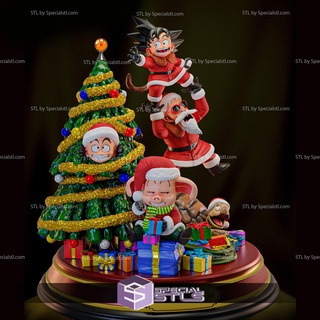Weihnachten Dragon Ball Diorama 3d print model - Mito3D