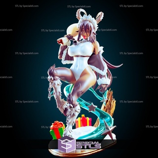 christmas krampus monster girl nsfw 3d model 3d print model - Mito3D