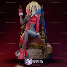 clássico Harley Quinn cadeira 3d print model - Mito3D