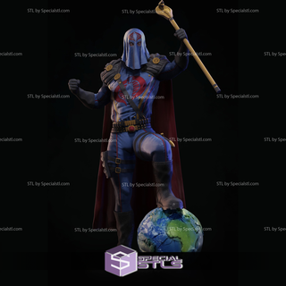 cobra commander earth gijoe 3d printing figurine 3d print model - Mito3D