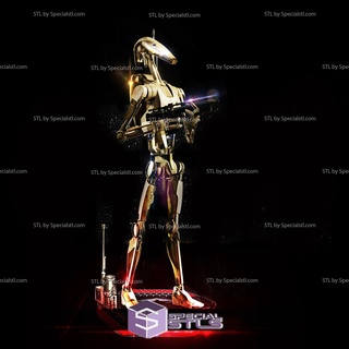 combate droide b1 guerra Galaxias 3d print model - Mito3D