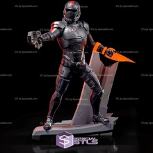 comandante Shepard masa 3d print model - Mito3D