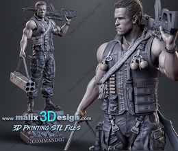 komando fanart 3d print model - Mito3D