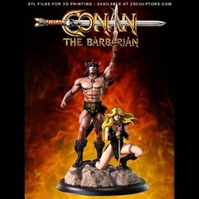 Conan barbar v2 fanart 3d print model - Mito3D
