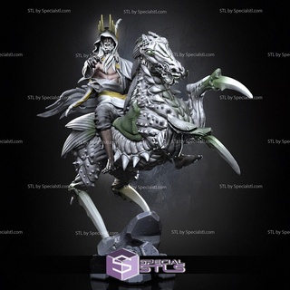 conquistatore cavalieri stl miniature File fan art 3d print model - Mito3D