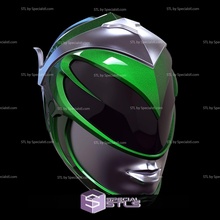 cosplay casque vert ranger Puissance 3d print model - Mito3D
