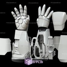 cosplay iron man mark 42 gauntlet 3d print model - Mito3D