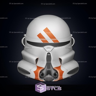cosplay stl arquivos ar clone Soldado capacete vestível 3d impressão 3d print model - Mito3D