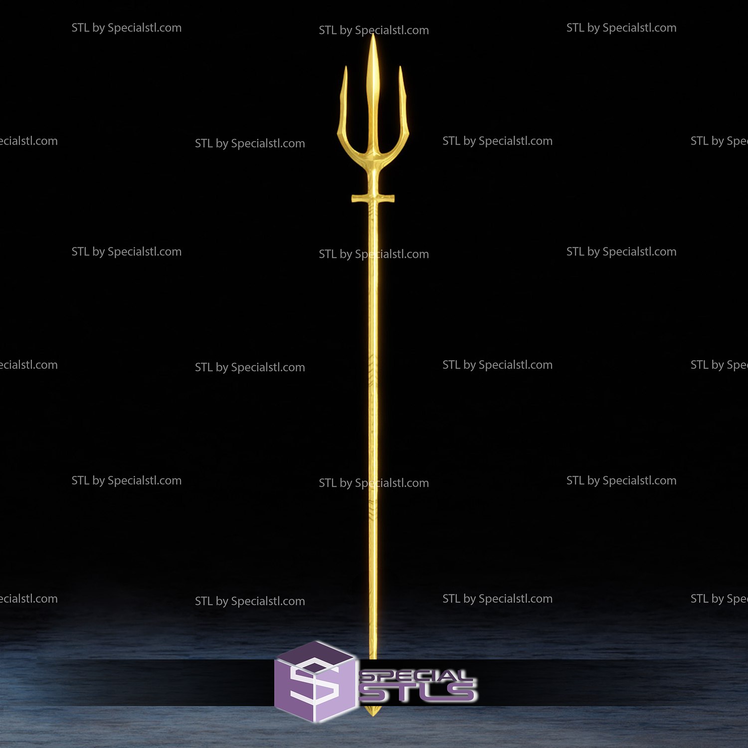 cosplay stl arquivos aquaman 2 tridente 3d impressão especial 3D print model - Mito3D