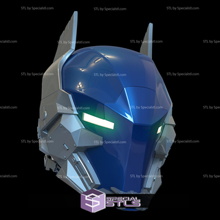 cosplay stl arquivos Arkham cavaleiro original capacete 3d impressão 3d print model - Mito3D