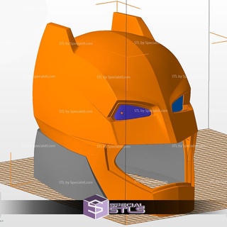 cosplay stl arquivos blindado batman capacete 3d print model - Mito3D