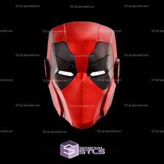 cosplay stl files armorized deadpool helmet 3d print wearable 3d print model - Mito3D