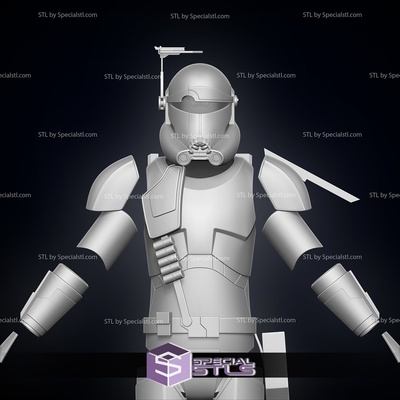 cosplay stl files bad batch crosshair armor 3d print specialstl 3d print model - Mito3D