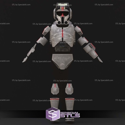 cosplay stl arquivos ruim lote tecnologia armaduras especial 3d print model - Mito3D