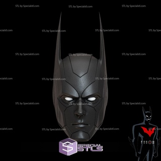 cosplay stl archivos batman allá casco 3d impresión usable 3d print model - Mito3D