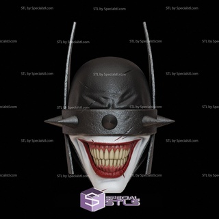 cosplay stl dossiers batman rires masque 3d impression portable 3d print model - Mito3D