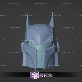 cosplay stl dossiers batman mandalorien casque 3d print model - Mito3D