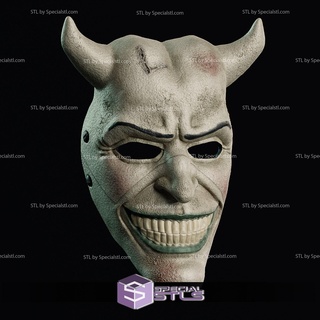 cosplay stl files black phone mask 3d print wearable 3d print model - Mito3D