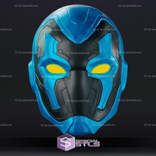 cosplay stl File blu scarabeo casco indossabile 3d Stampa 3d print model - Mito3D