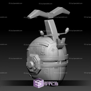 cosplay stl files blue beetleborg helmet 3d print model - Mito3D
