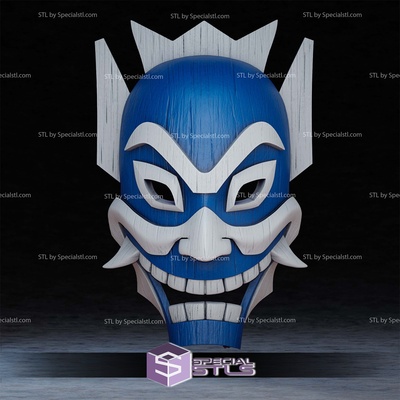 cosplay stl arquivos azul espírito mascarar avatar especial 3d print model - Mito3D